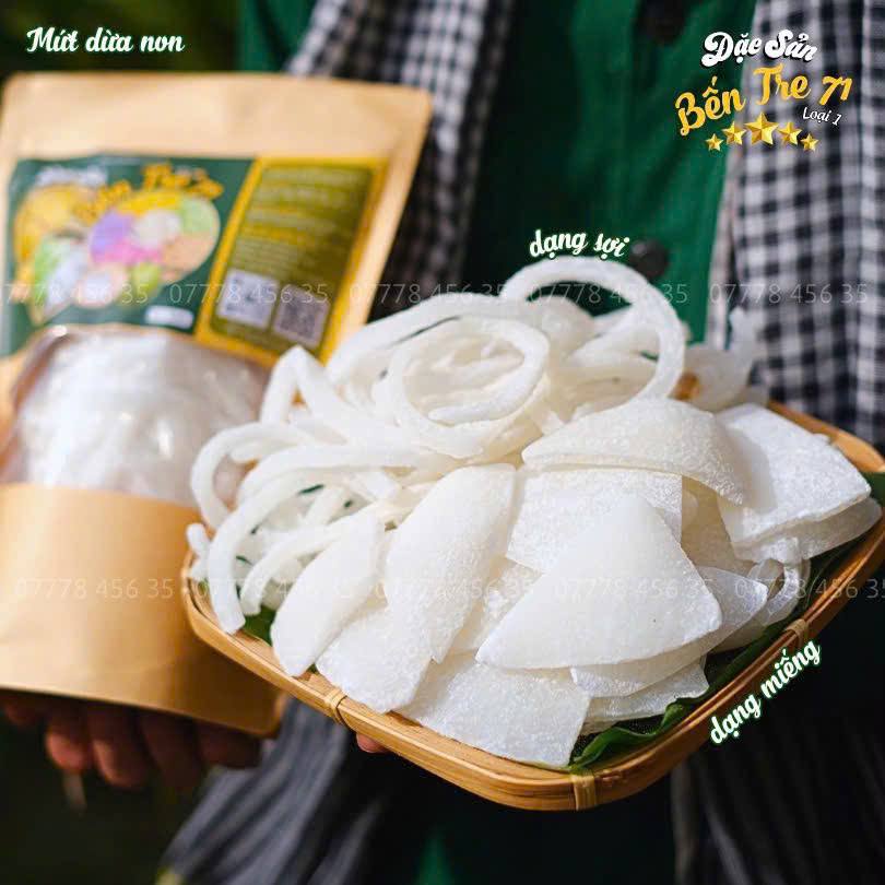 Mứt dừa non dạng sợi và dạng miếng HICOCO